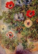Claude Monet Still Life with Anemones USA oil painting artist
